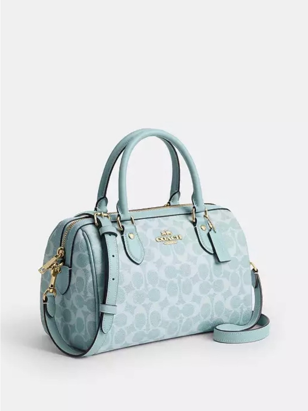 🧜‍♀️New Coach Rowan Satchel CEY39  Mermaid Theme🧜🏿‍♀️ - Picture 4 of 12